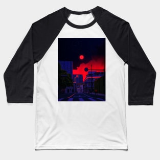 Scarlet Night Baseball T-Shirt